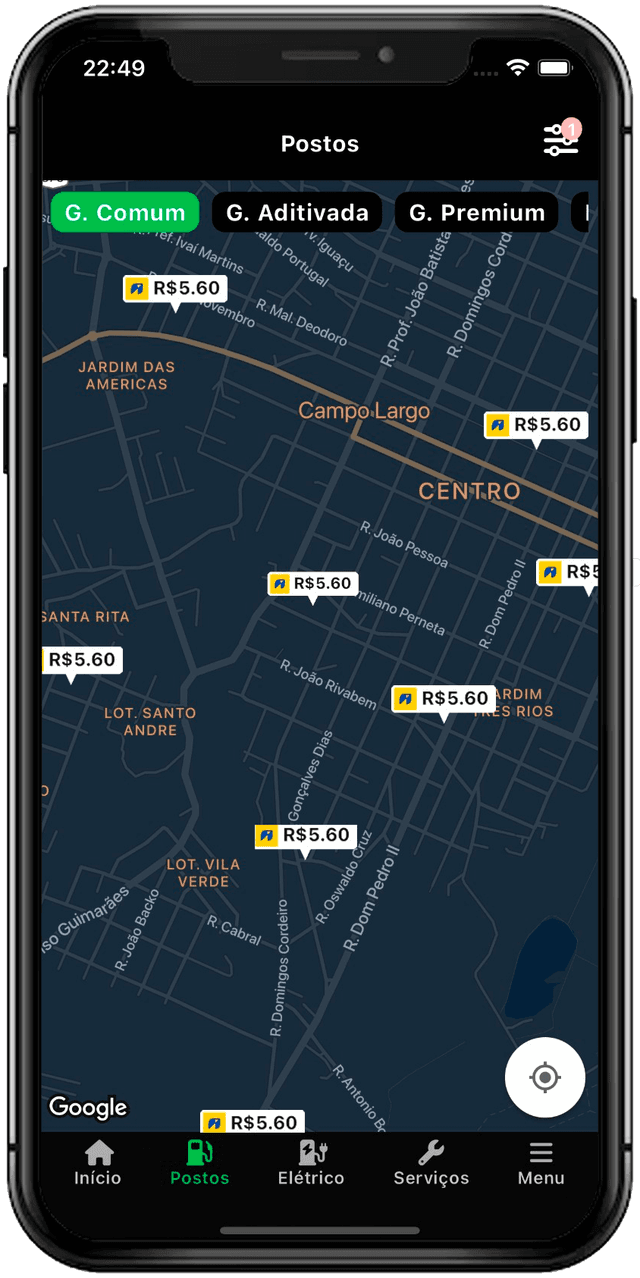 Mecanico Fuel Finder